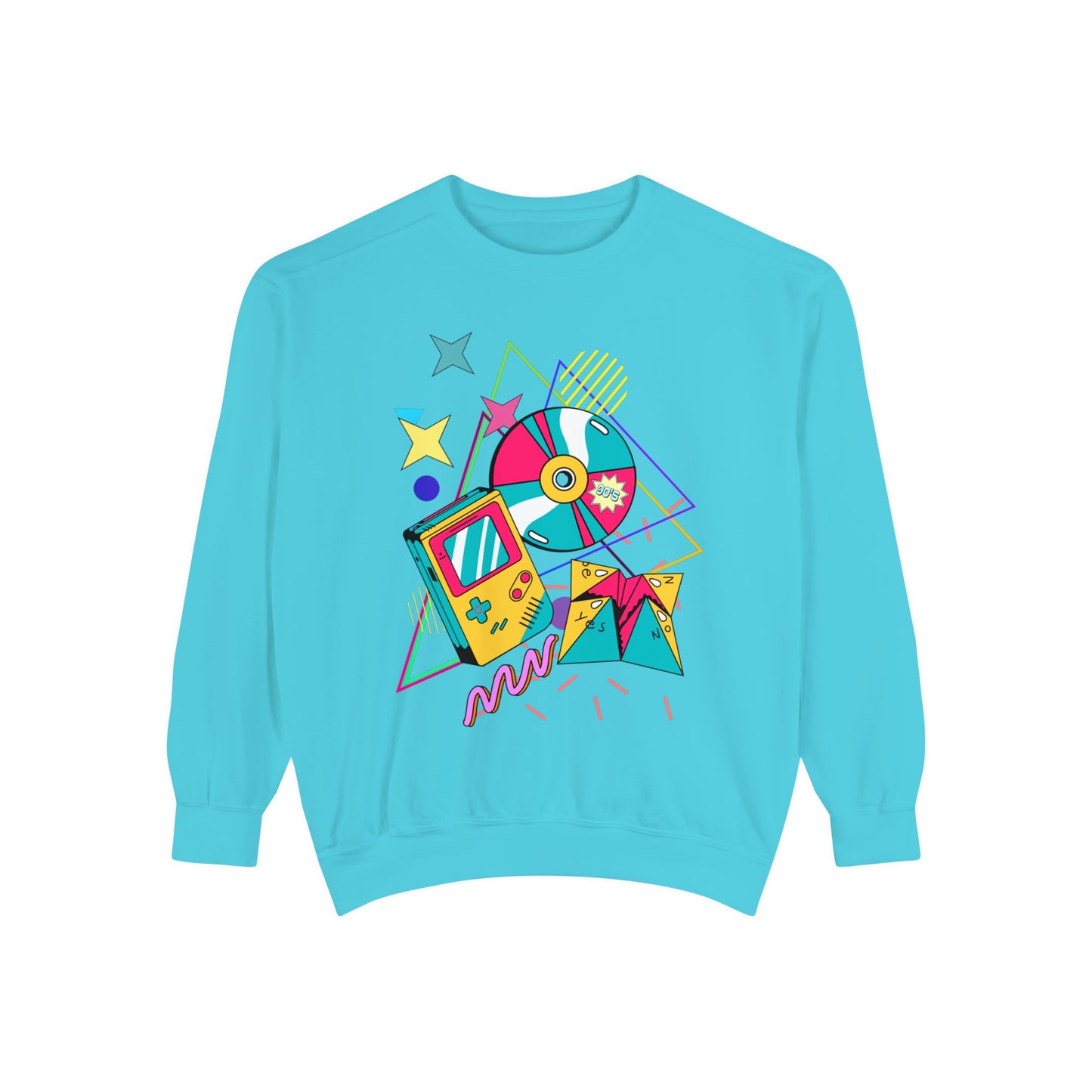 90's Nostalgia Unisex Tie-Dyed Sweatshirt