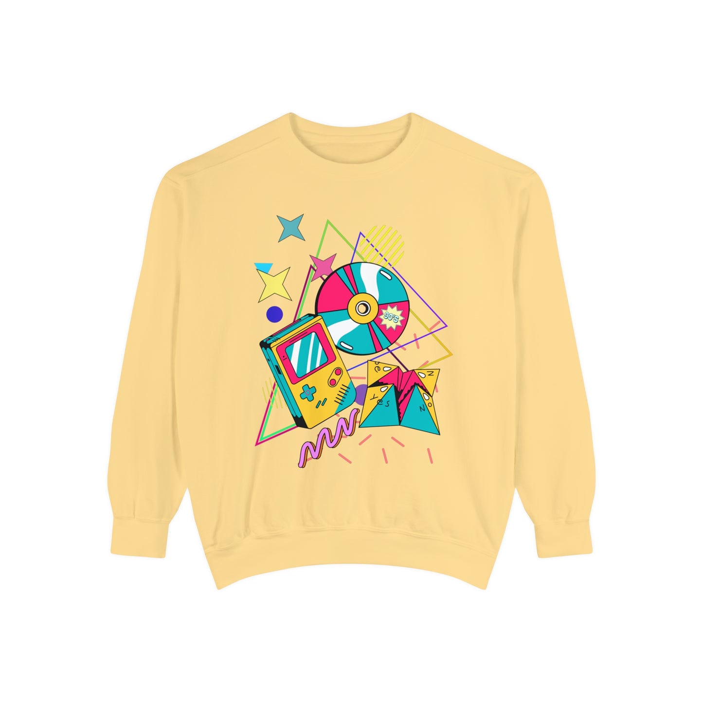 90's Nostalgia Unisex Tie-Dyed Sweatshirt