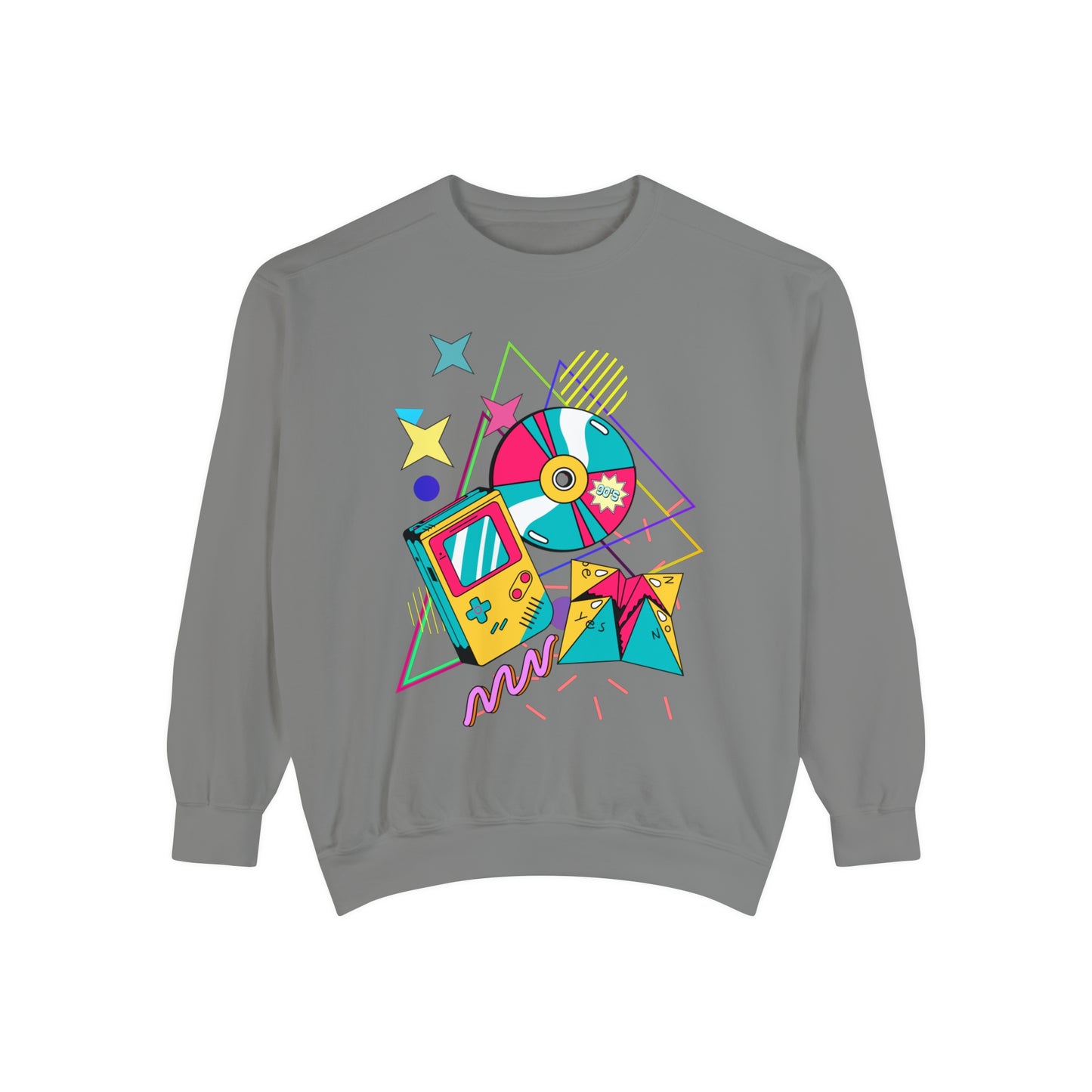 90's Nostalgia Unisex Tie-Dyed Sweatshirt