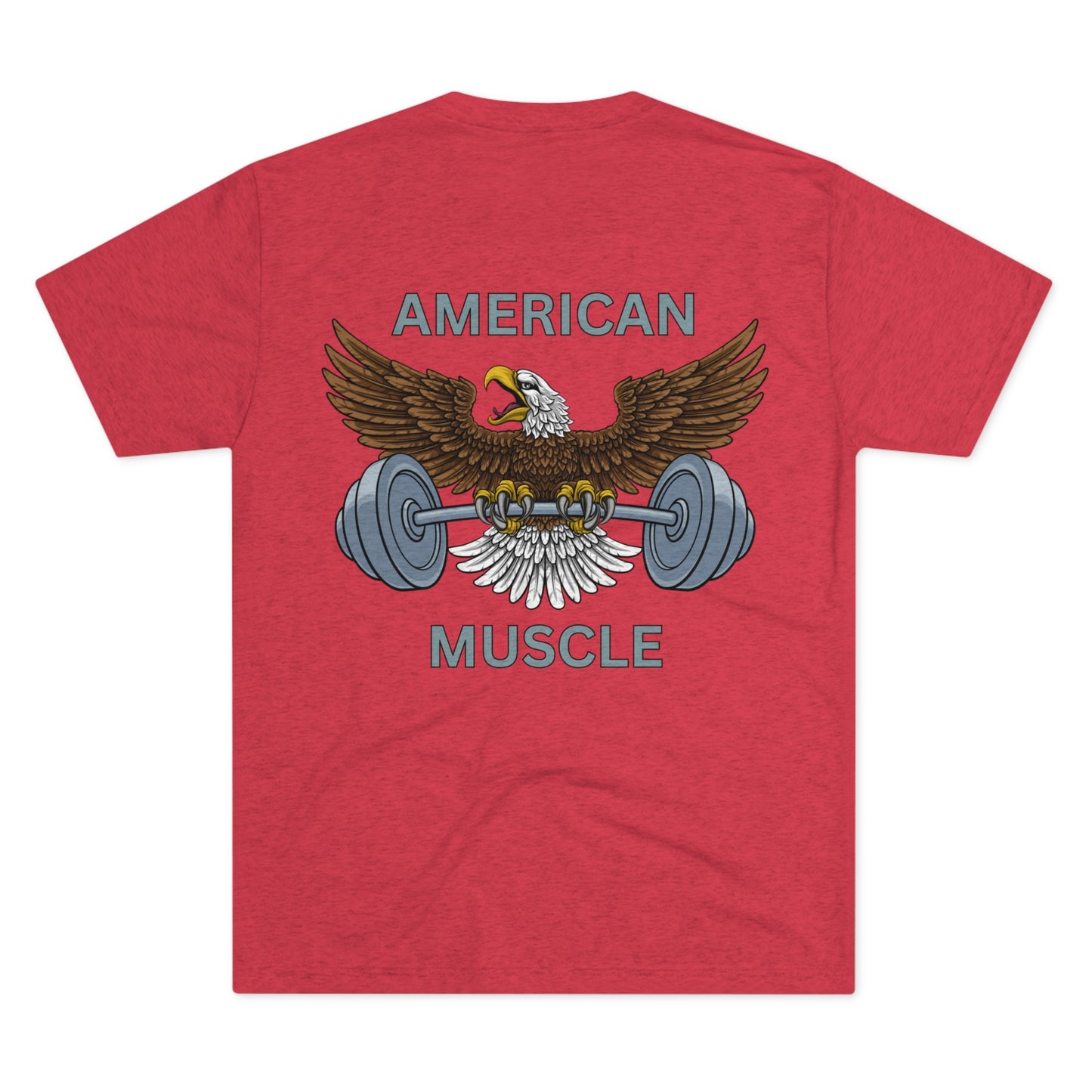 American Muscle T-Shirt, Bald Eagle Shirt for Men