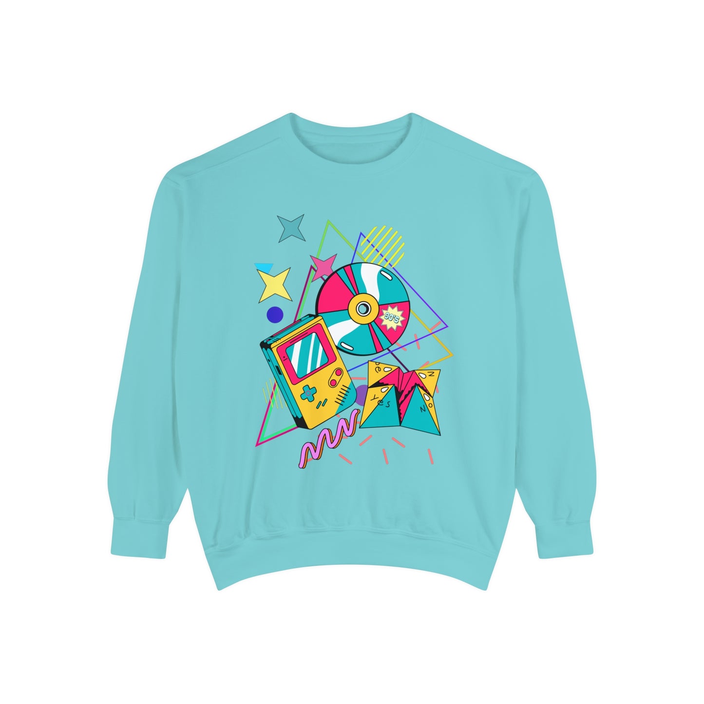 90's Nostalgia Unisex Tie-Dyed Sweatshirt