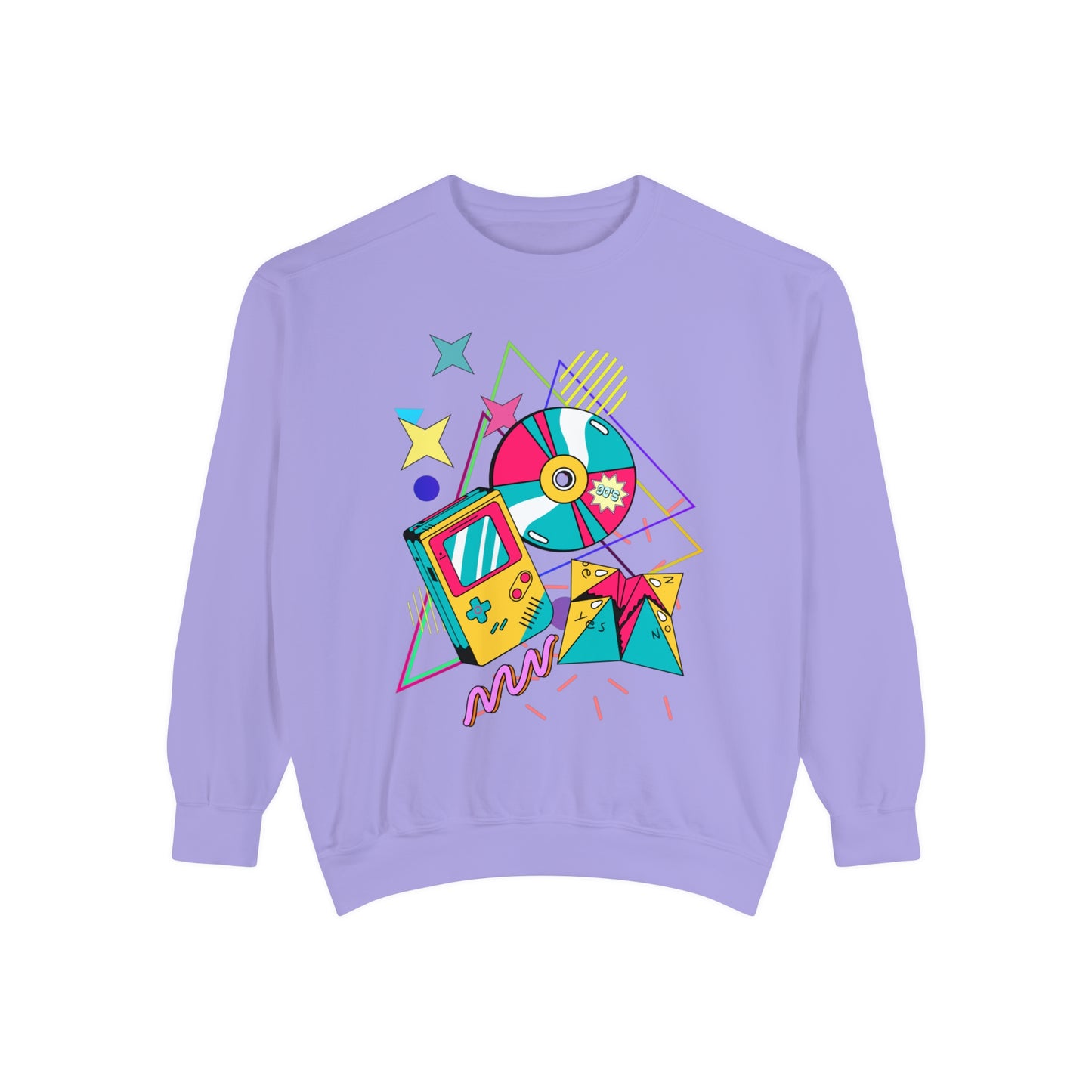 90's Nostalgia Unisex Tie-Dyed Sweatshirt