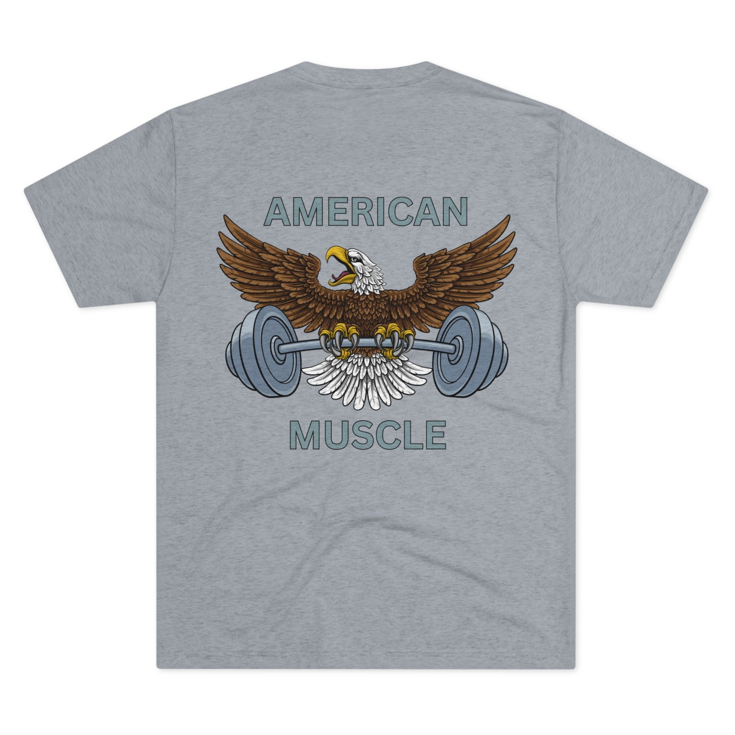 American Muscle T-Shirt, Bald Eagle Shirt for Men