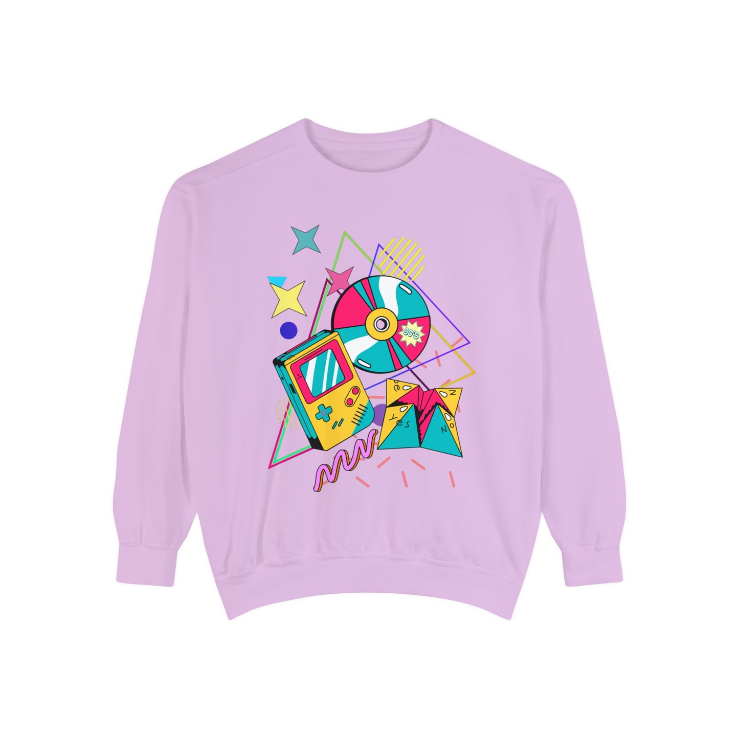 90's Nostalgia Unisex Tie-Dyed Sweatshirt