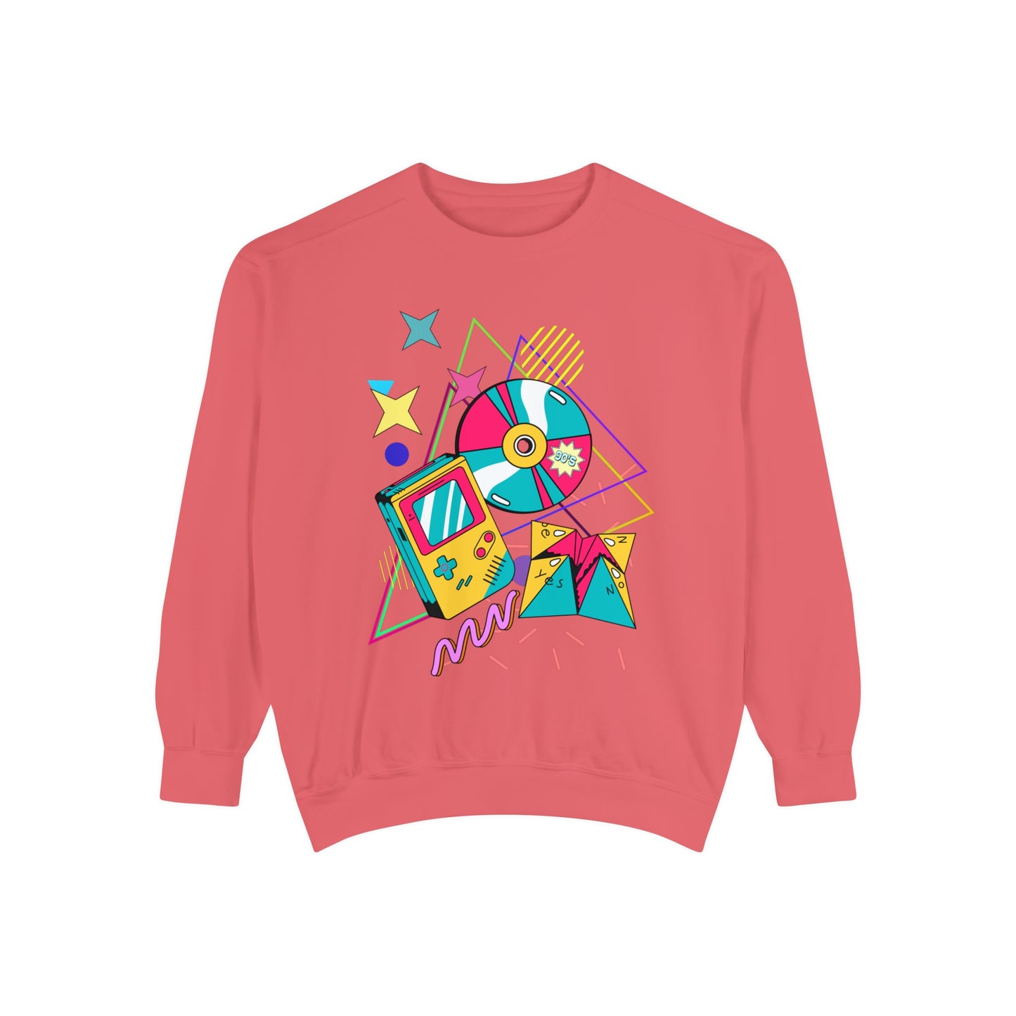 90's Nostalgia Unisex Tie-Dyed Sweatshirt