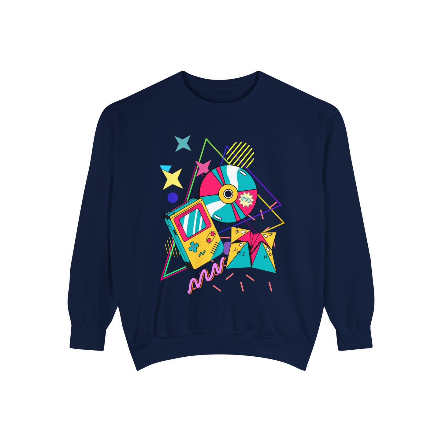 90's Nostalgia Unisex Tie-Dyed Sweatshirt