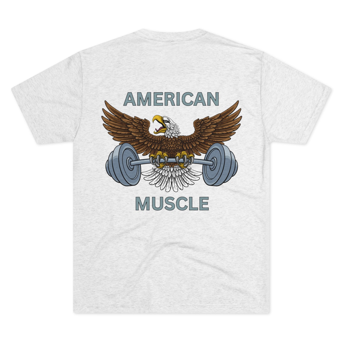 American Muscle T-Shirt, Bald Eagle Shirt for Men