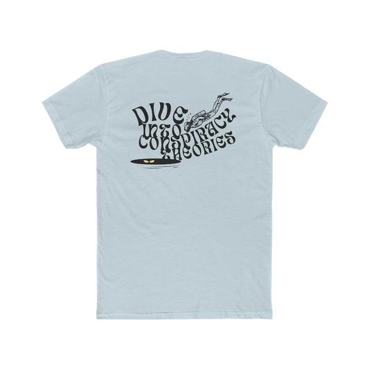 Dive Into Conspiracy Theories Cotton Crew Tee