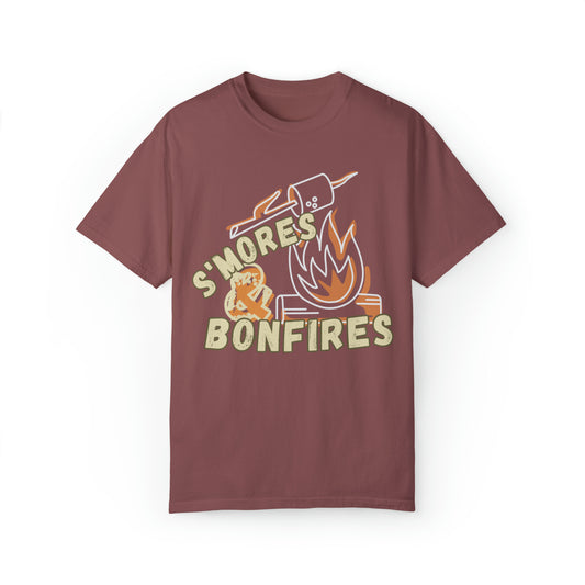 S'mores & Bonfires Fall Comfort Colors T-shirt