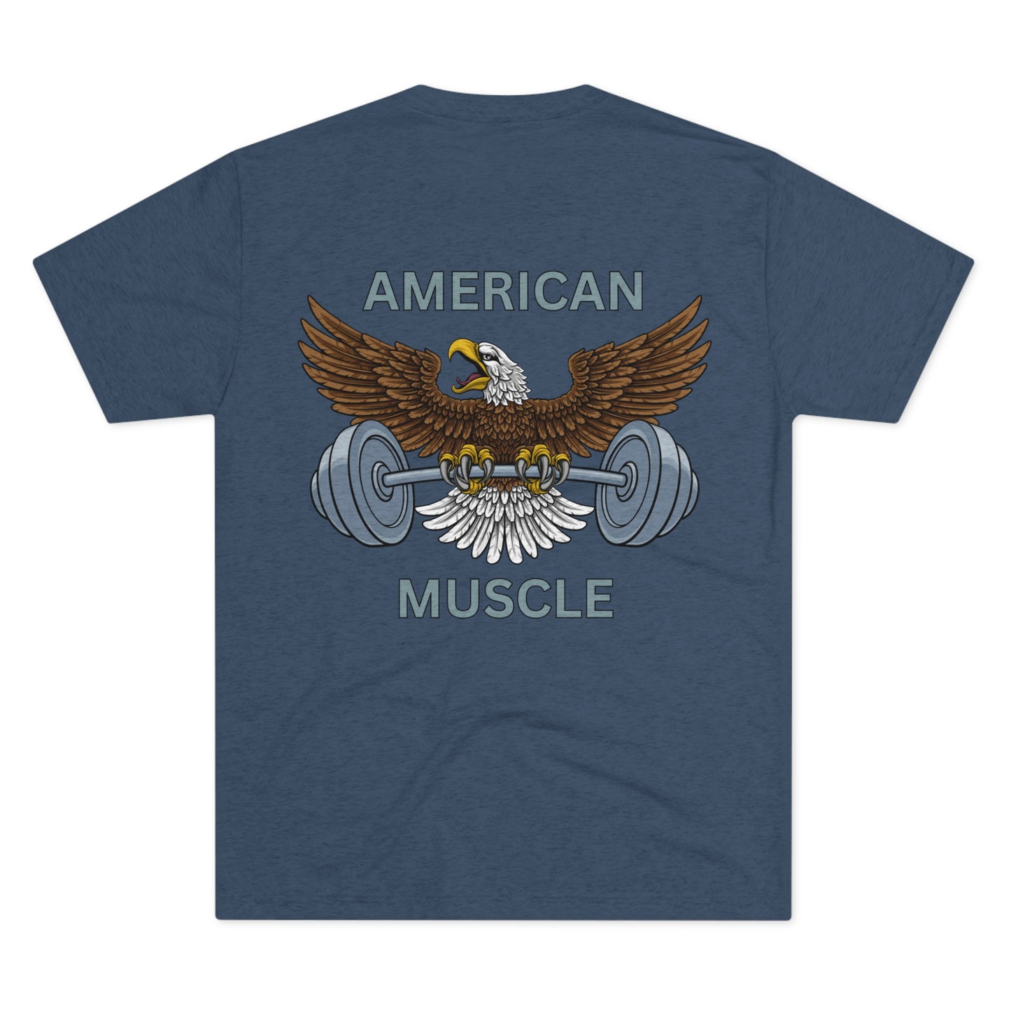 American Muscle T-Shirt, Bald Eagle Shirt for Men