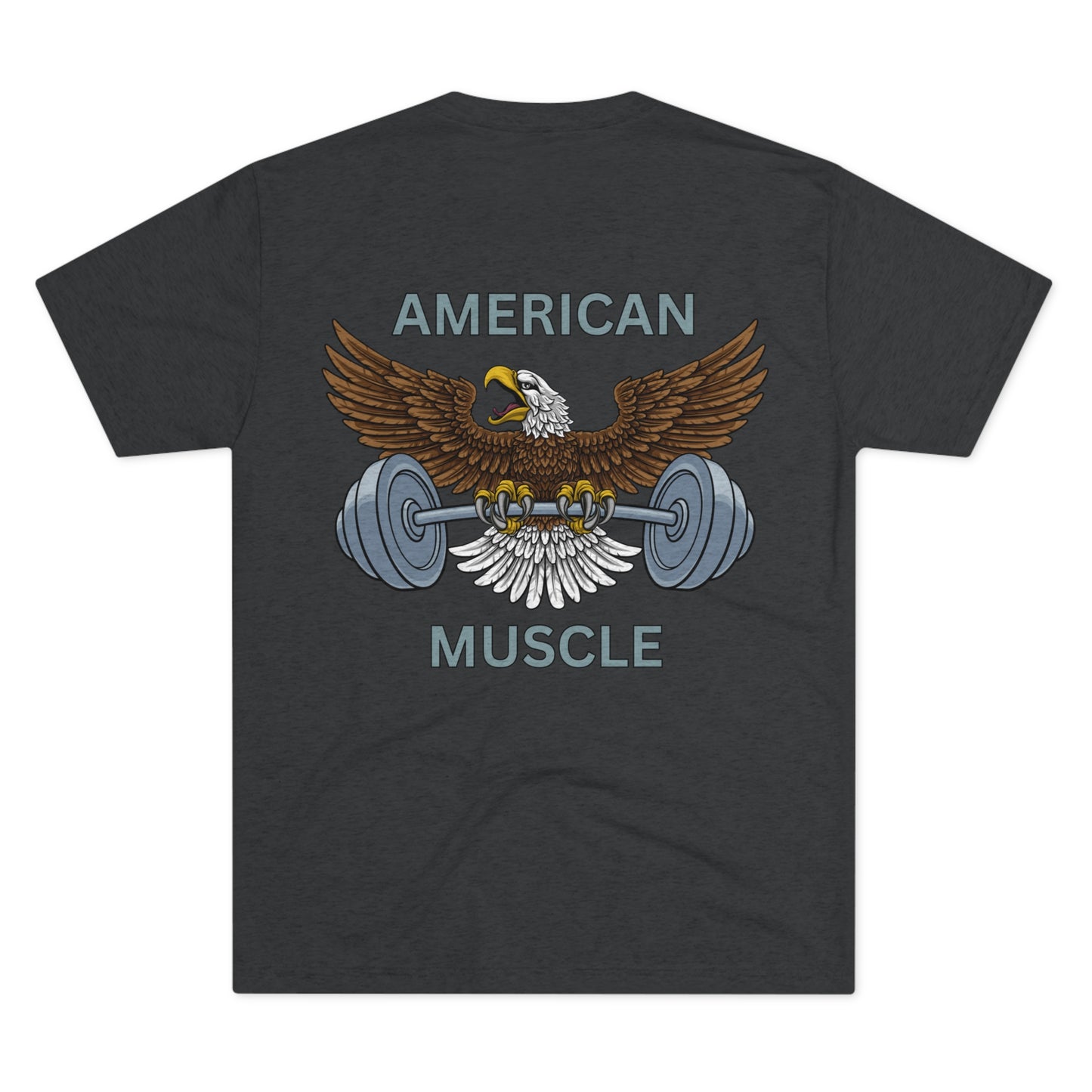 American Muscle T-Shirt, Bald Eagle Shirt for Men