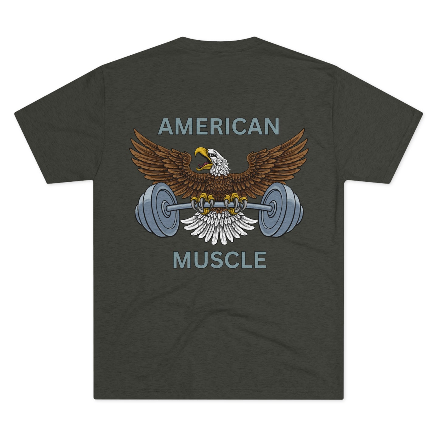 American Muscle T-Shirt, Bald Eagle Shirt for Men