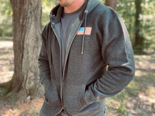 Men's Pro 2A Hoodie, Full Zip Hoodie