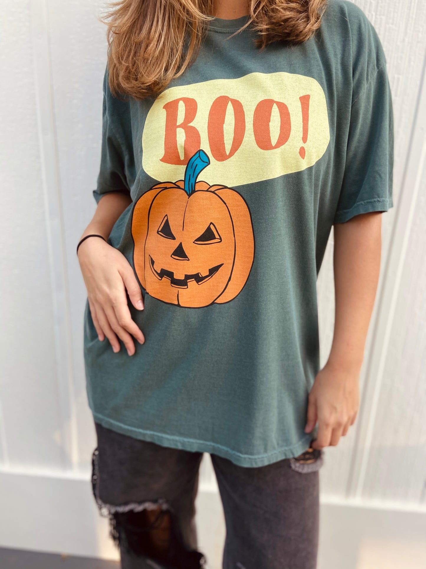 Boo! Retro Halloween Comfort Colors Unisex T-Shirt