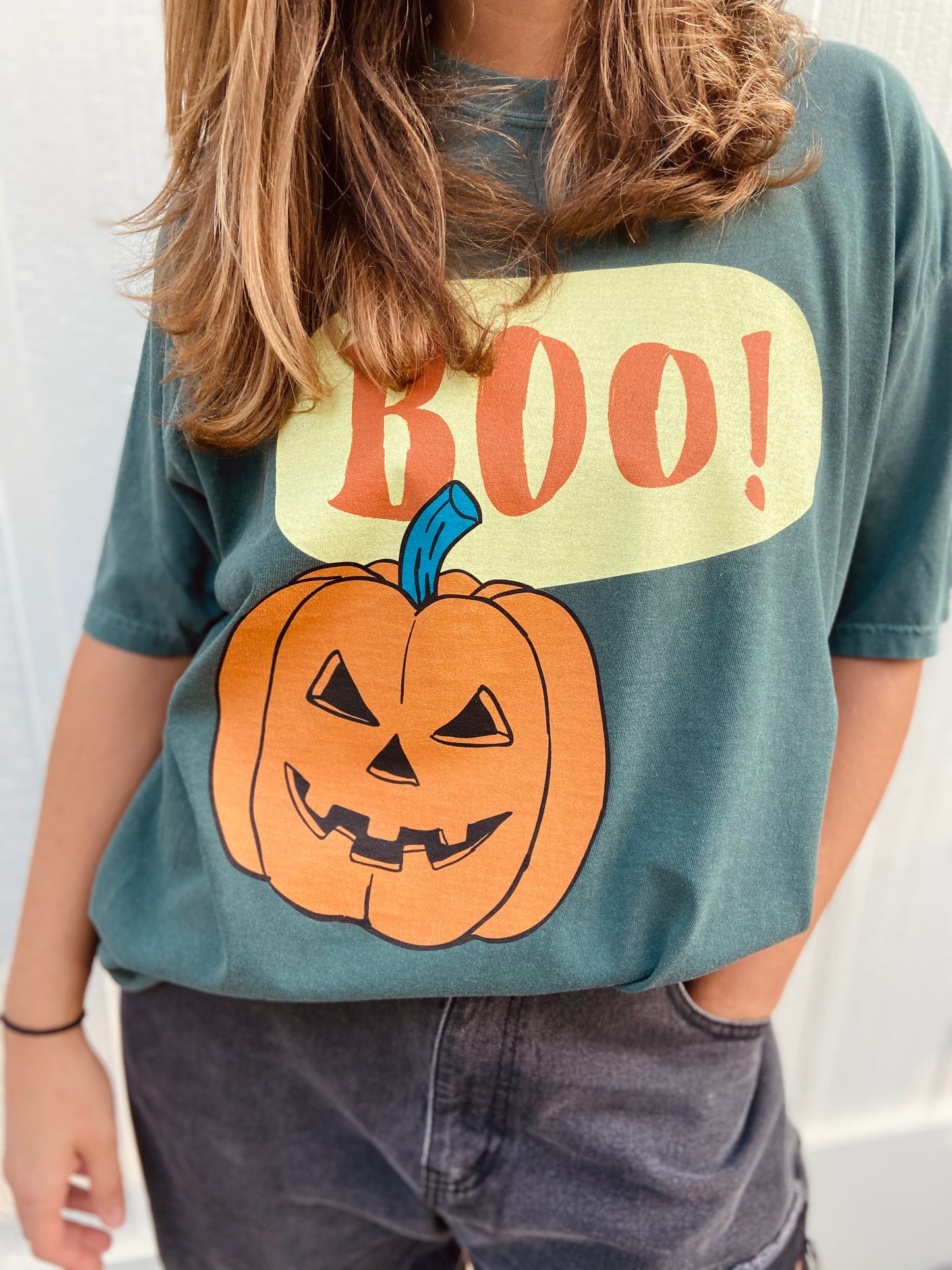 Boo! Retro Halloween Comfort Colors Unisex T-Shirt