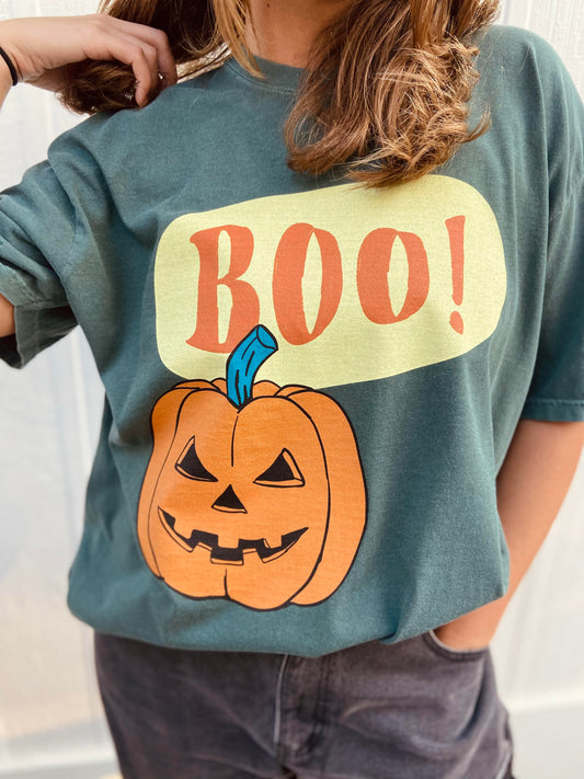 Boo! Retro Halloween Comfort Colors Unisex T-Shirt